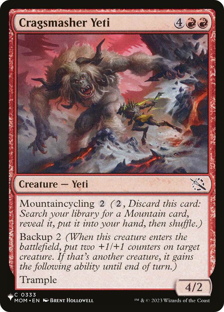 Cragsmasher Yeti [The List] | The CG Realm