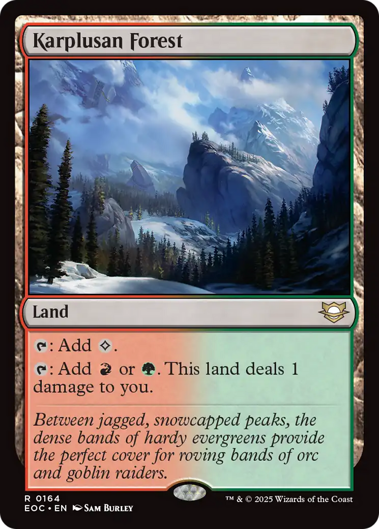 Karplusan Forest [Edge of Eternities Commander] | The CG Realm