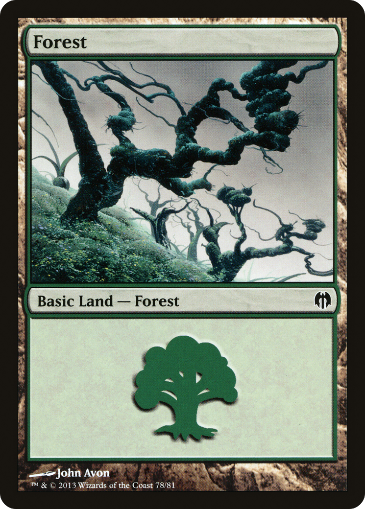 Forest (78) (DDL-078) - Duel Decks: Heroes vs. Monsters