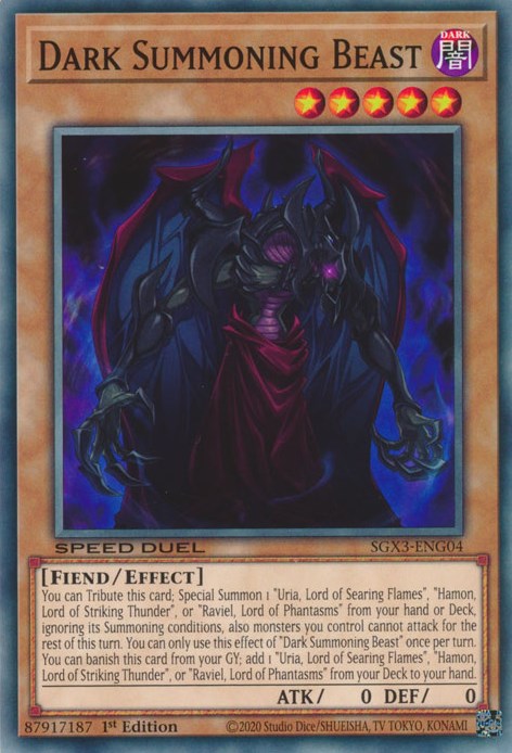 Dark Summoning Beast [SGX3-ENG04] Common | The CG Realm