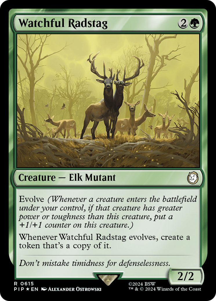 Watchful Radstag (Surge Foil) [Fallout] | The CG Realm