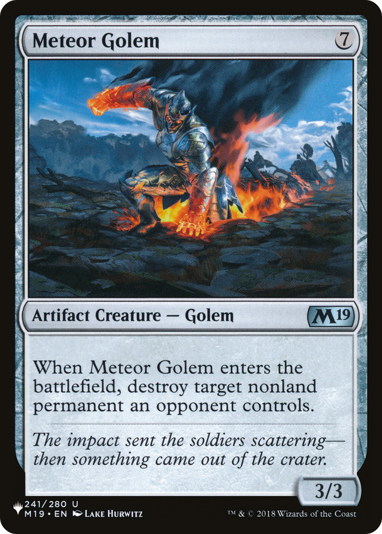 Meteor Golem [Secret Lair: From Cute to Brute] | The CG Realm