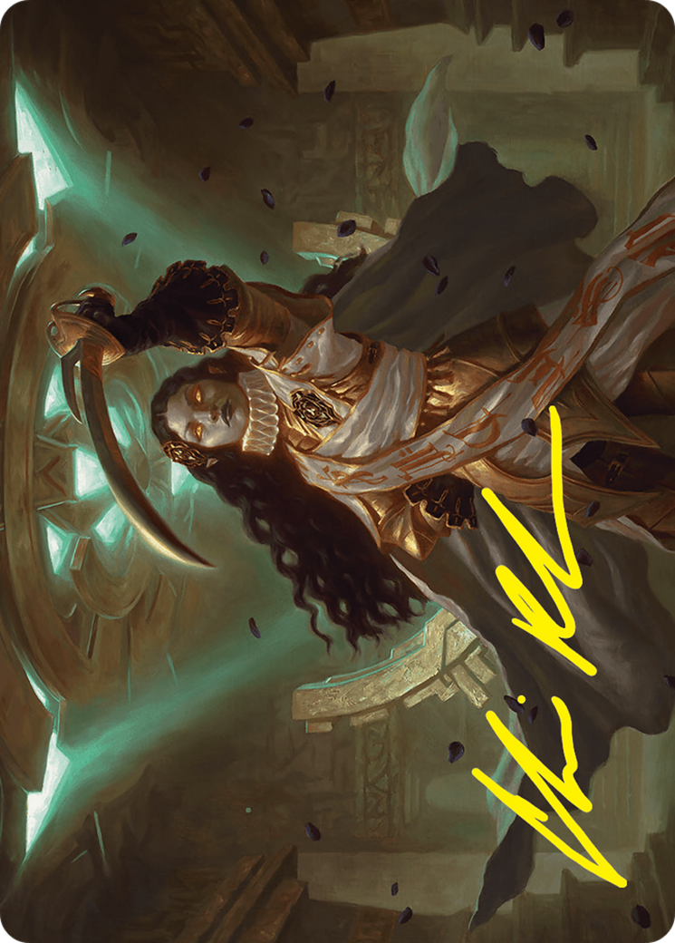 Elenda, Saint of Dusk Art Card (15/54) (Gold-Stamped Signature) [Foundations Art Series] | The CG Realm