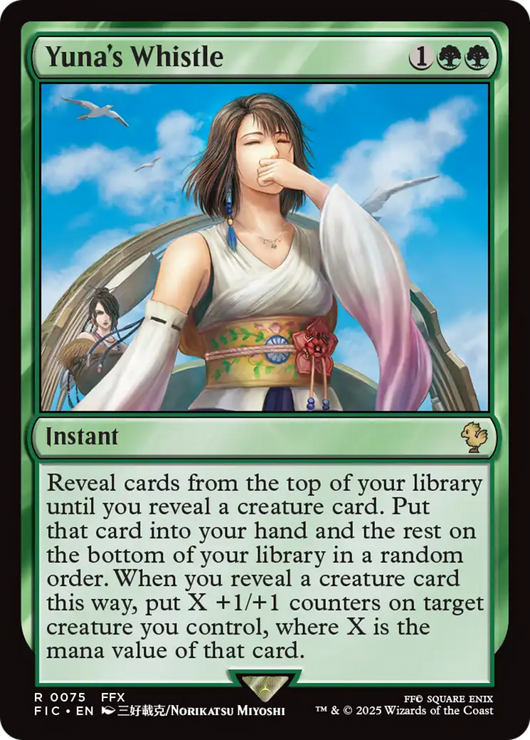 Yuna's Whistle [FINAL FANTASY Commander] | The CG Realm