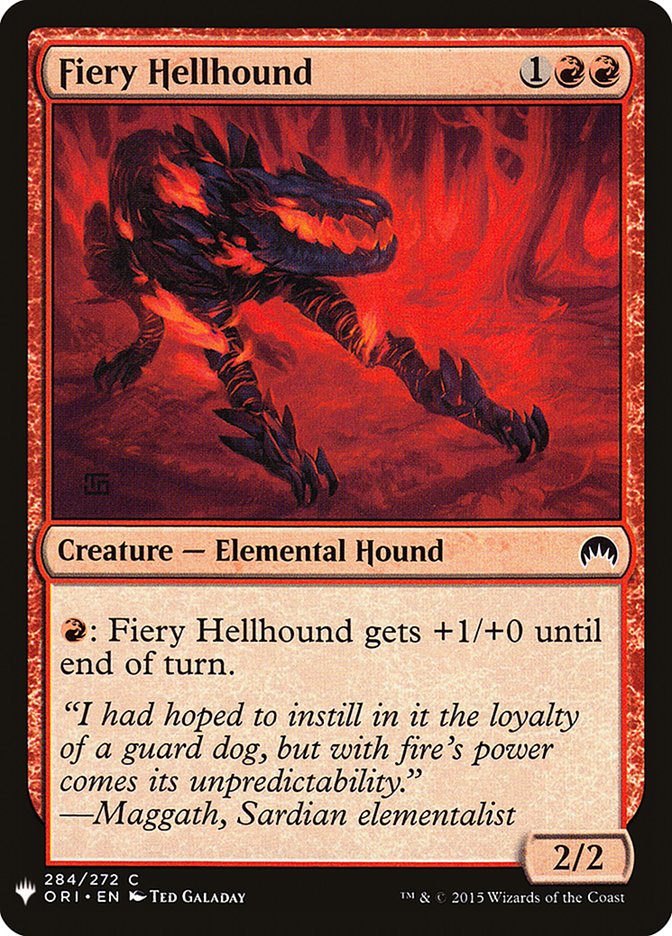 Fiery Hellhound [Mystery Booster] | The CG Realm