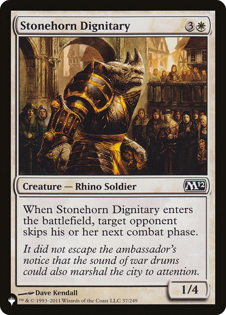 Stonehorn Dignitary [The List] | The CG Realm