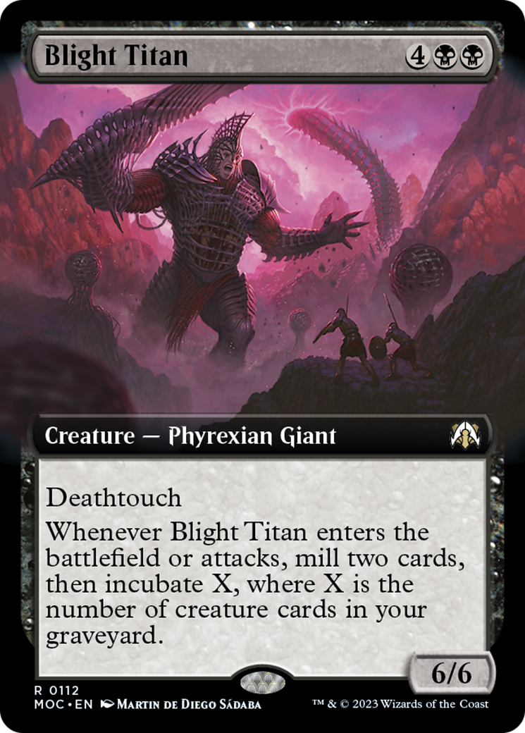 Blight Titan (Extended Art) [March of the Machine Commander] | The CG Realm