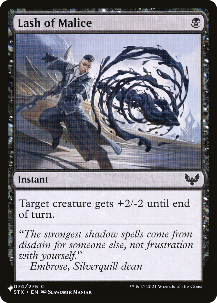 Lash of Malice [The List] | The CG Realm