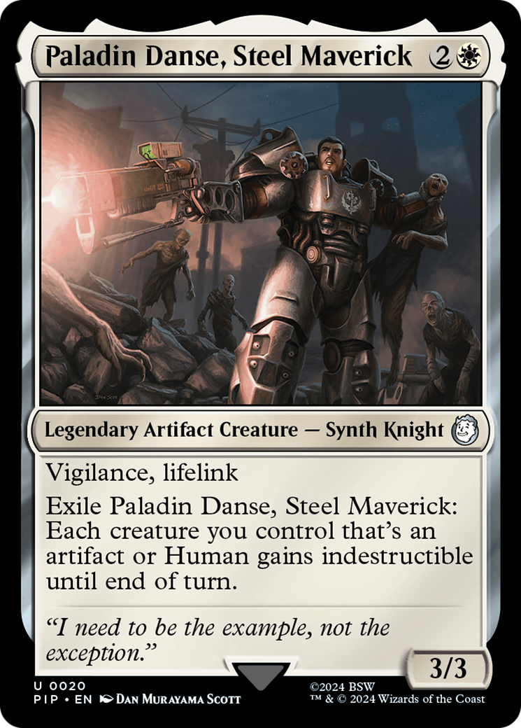Paladin Danse, Steel Maverick [Fallout] | The CG Realm