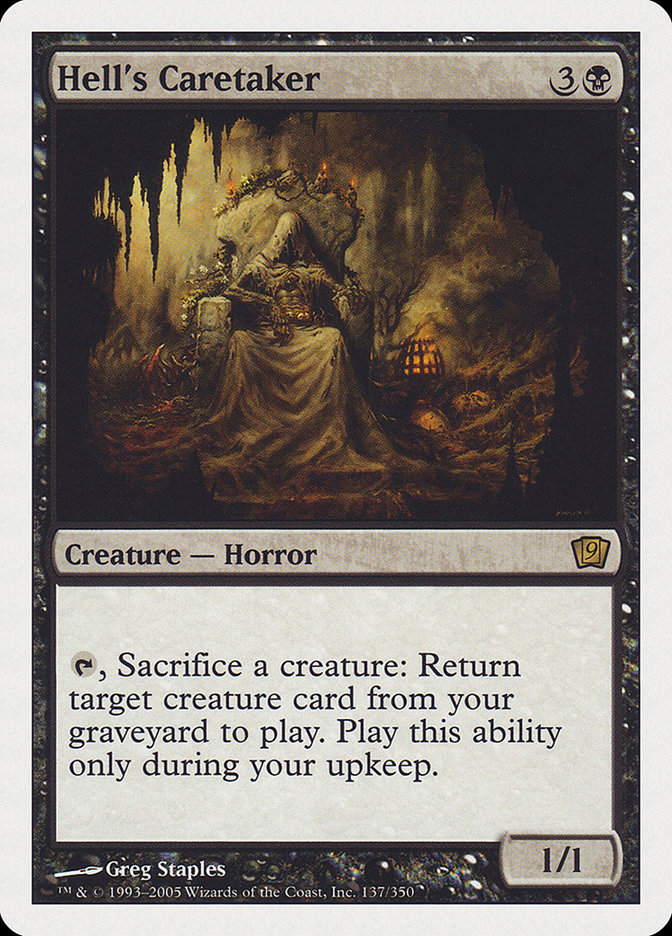 Hell's Caretaker (9th Edition) [Oversize Cards] | The CG Realm