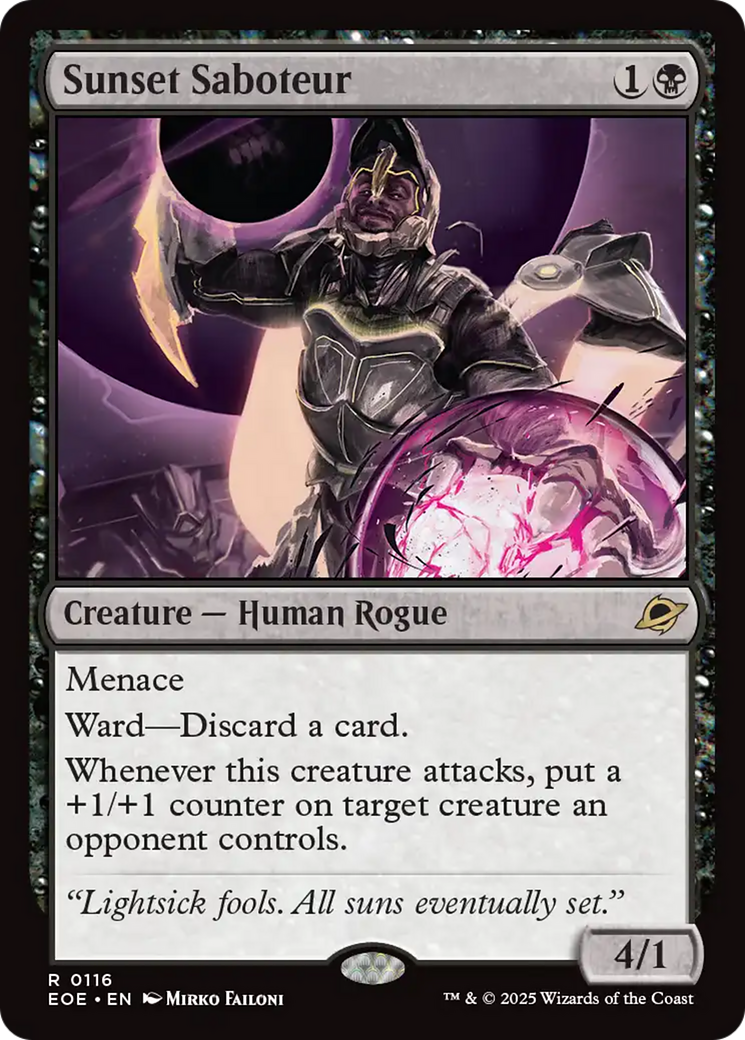 Sunset Saboteur [Edge of Eternities] | The CG Realm