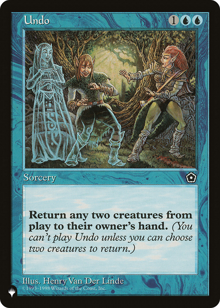 Undo [The List] | The CG Realm