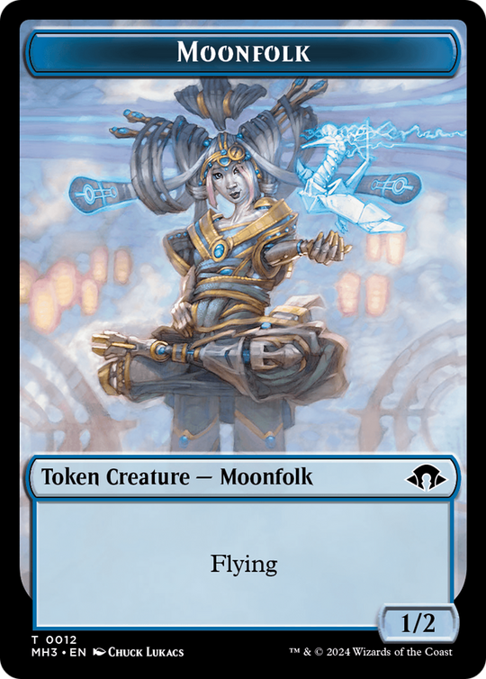 Servo // Moonfolk Double-Sided Token (MH3-33 // 12) - Modern Horizons 3 Foil