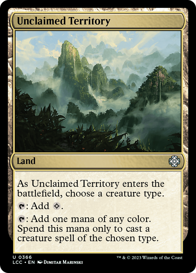 Unclaimed Territory [The Lost Caverns of Ixalan Commander] | The CG Realm