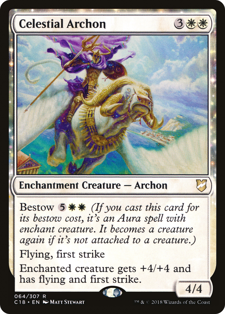 Celestial Archon (C18-064) - Commander 2018: (enchantment)