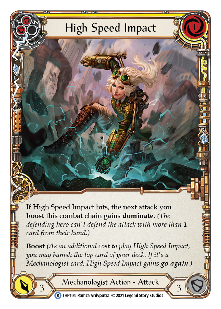 High Speed Impact (Yellow) [1HP194] (History Pack 1) | The CG Realm