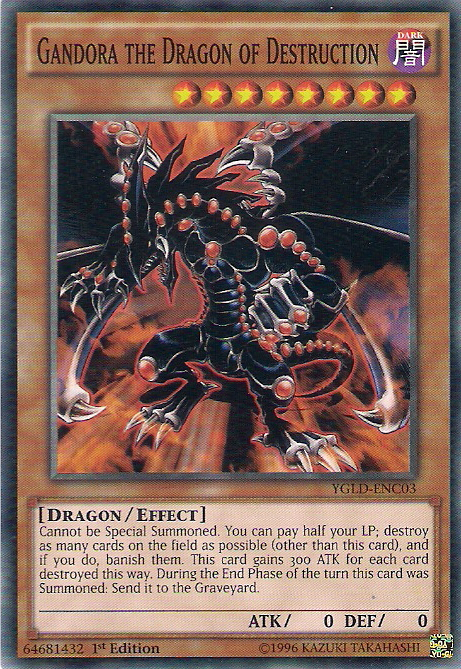 Gandora the Dragon of Destruction [YGLD-ENC03] Common | The CG Realm