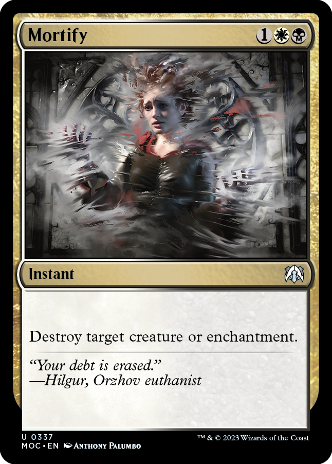 Mortify [March of the Machine Commander] | The CG Realm
