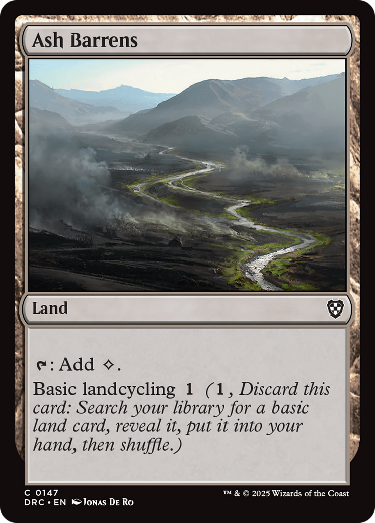 Ash Barrens [Aetherdrift Commander] | The CG Realm