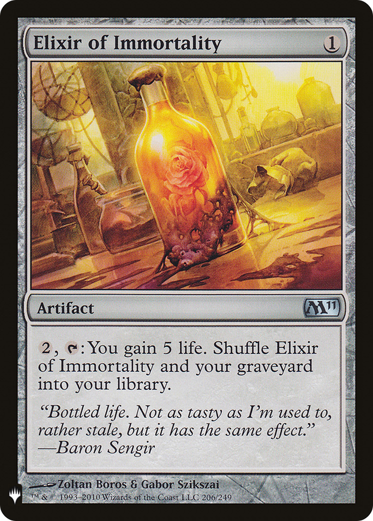 Elixir of Immortality (LIST-M11-206) - The List