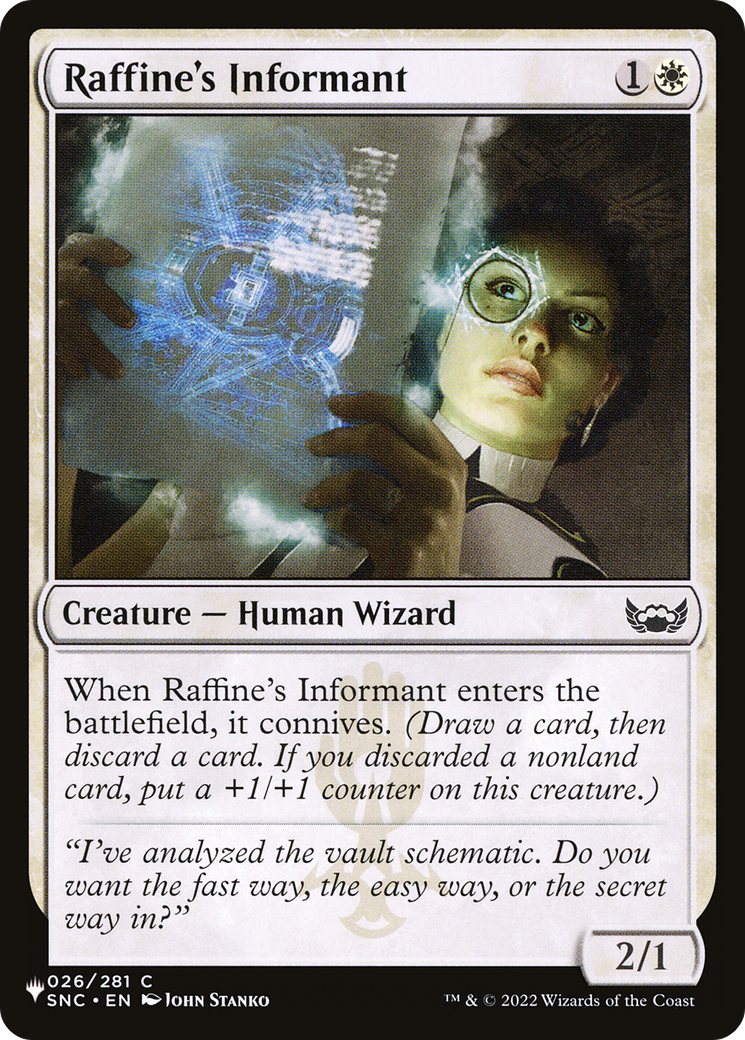 Raffine's Informant [The List] | The CG Realm
