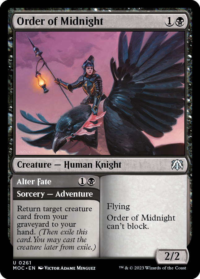 Order of Midnight // Alter Fate [March of the Machine Commander] | The CG Realm