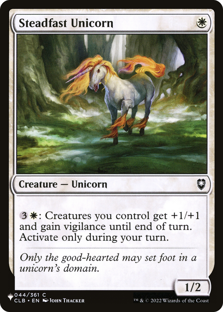 Steadfast Unicorn [The List] | The CG Realm
