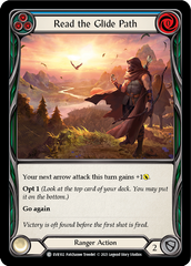 Read the Glide Path (Blue) [EVR102] (Everfest)  1st Edition Rainbow Foil | The CG Realm