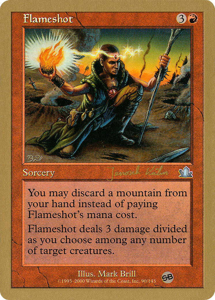 Flameshot - 2000 Janosch Kuhn (PCY) (SB) (WCD-) - World Championship Decks 2000