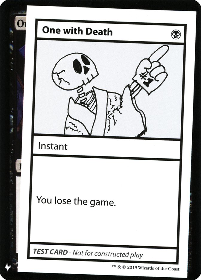 One with Death [Mystery Booster Playtest Cards] | The CG Realm