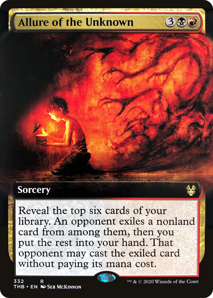Allure of the Unknown (Extended Art) (THB-332) - Theros Beyond Death: (Extended Art)