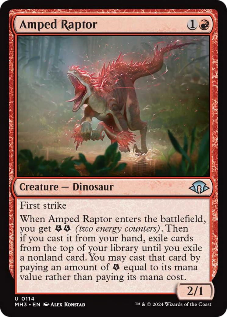 Amped Raptor [Modern Horizons 3] | The CG Realm
