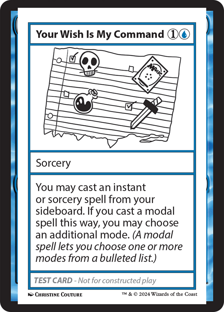 Your Wish Is My Command [Mystery Booster 2 Playtest Cards] | The CG Realm
