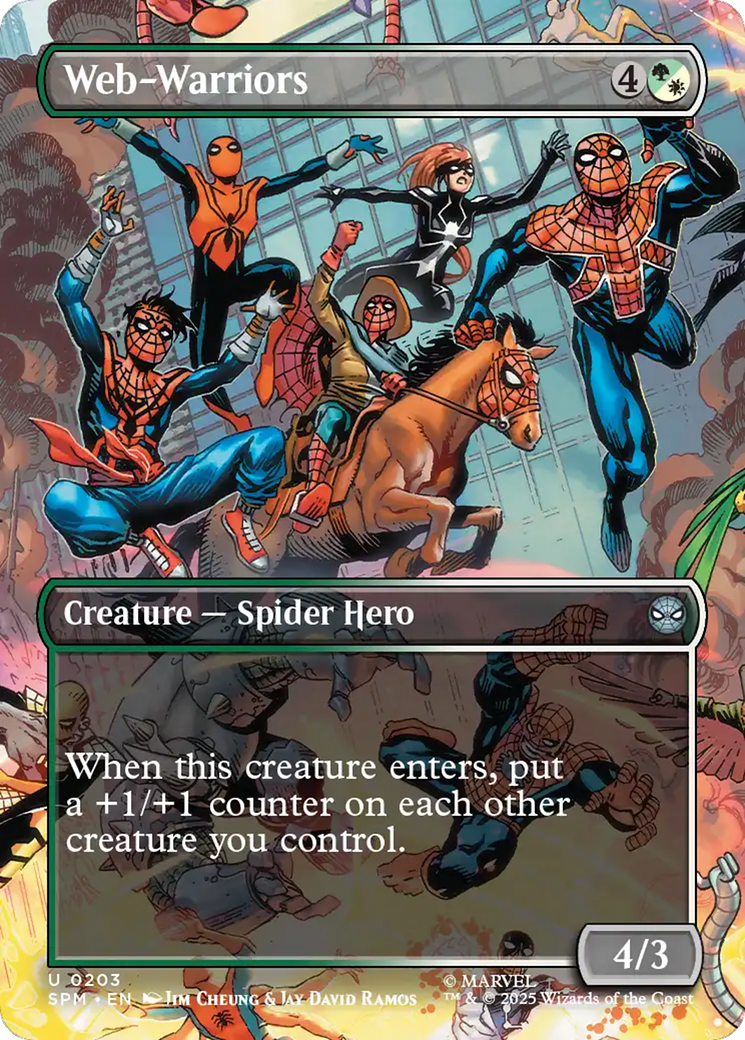 Web-Warriors (Borderless) [Marvel's Spider-Man] | The CG Realm