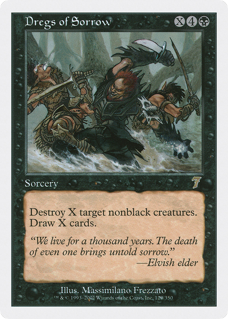 Dregs of Sorrow (7ED-129) - 7th Edition
