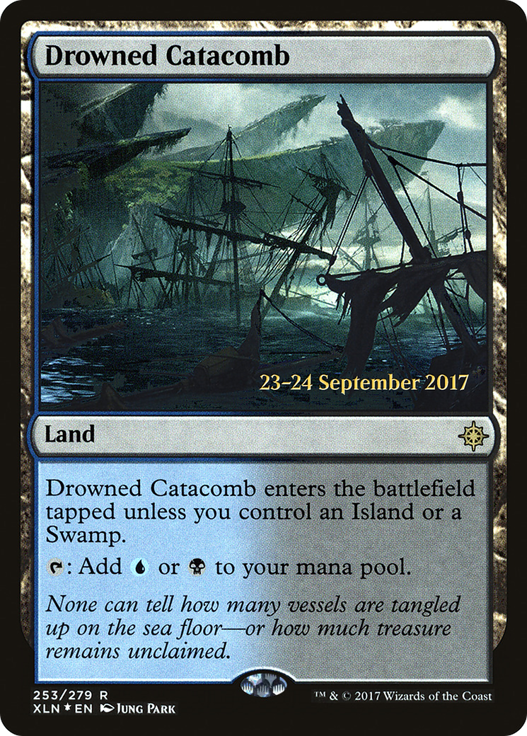 Drowned Catacomb (PRE-253S) - Ixalan Promos Foil