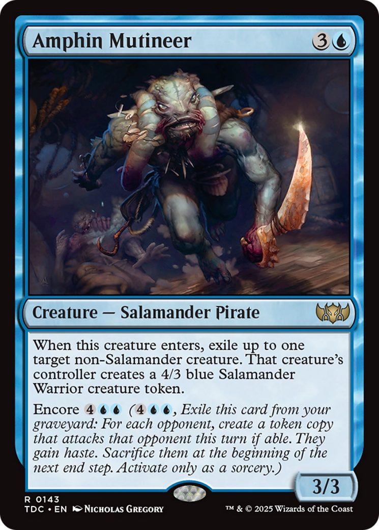 Amphin Mutineer [Tarkir: Dragonstorm Commander] | The CG Realm