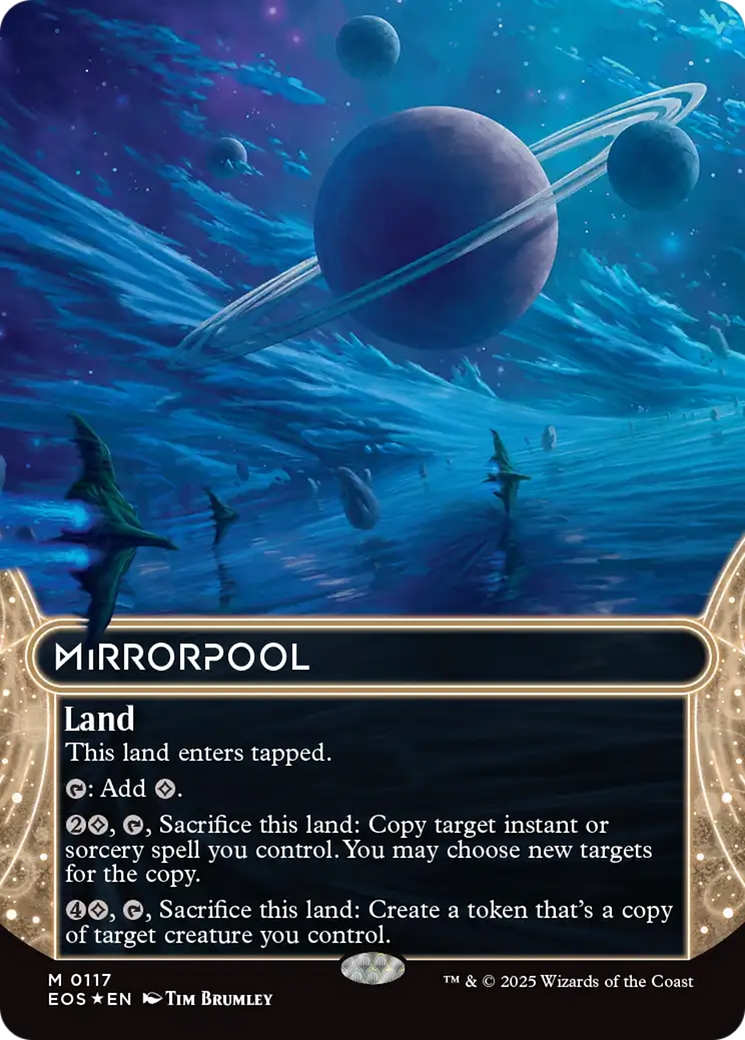 Mirrorpool (0117) (Borderless) (Galaxy Foil) [Edge of Eternities: Stellar Sights] | The CG Realm