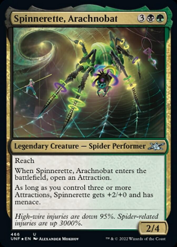 Spinnerette, Arachnobat (Galaxy Foil) [Unfinity] | The CG Realm
