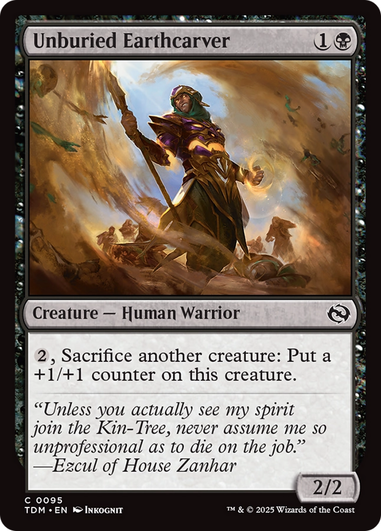 Unburied Earthcarver [Tarkir: Dragonstorm] | The CG Realm