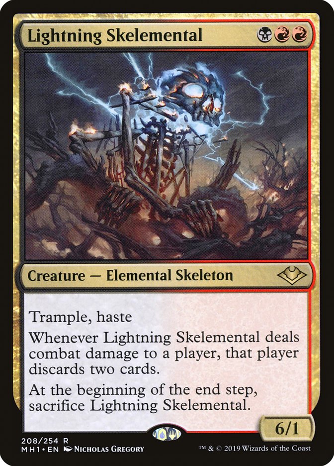 Lightning Skelemental [Modern Horizons] | The CG Realm