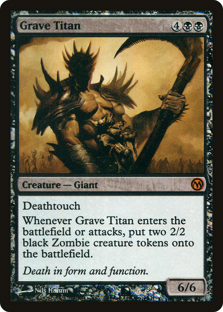 Grave Titan (MEDIA-XBLA 2012) - Duels of the Planeswalkers 2012 Promos Foil