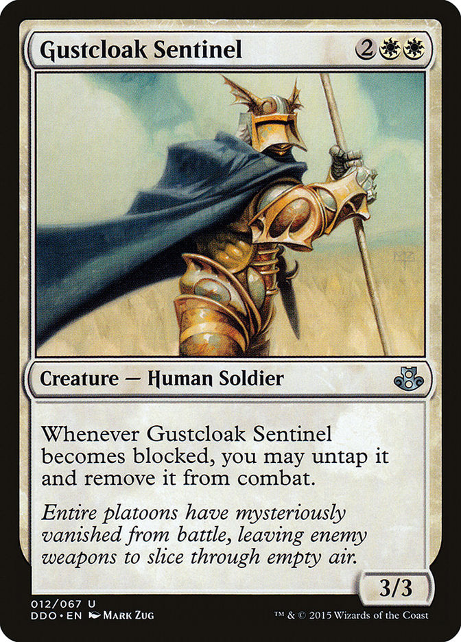 Gustcloak Sentinel [Duel Decks: Elspeth vs. Kiora] | The CG Realm