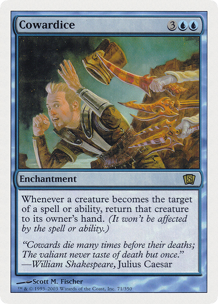 Cowardice (8ED-071) - 8th Edition