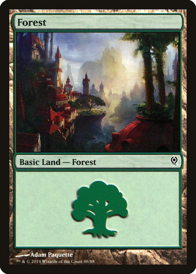 Forest (86) [Duel Decks: Jace vs. Vraska] | The CG Realm