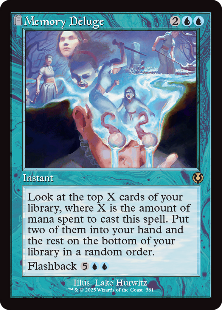 Memory Deluge (Retro Frame) [Innistrad Remastered] | The CG Realm