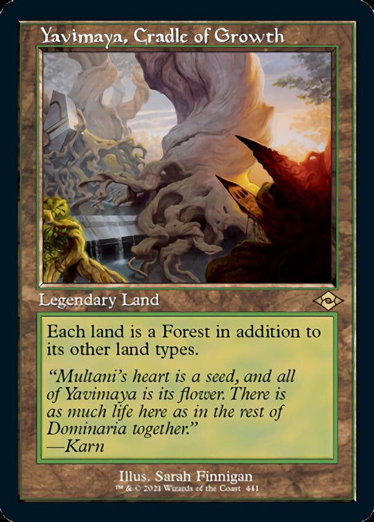 Yavimaya, Cradle of Growth (Retro Frame) (MH2-441) - Modern Horizons 2