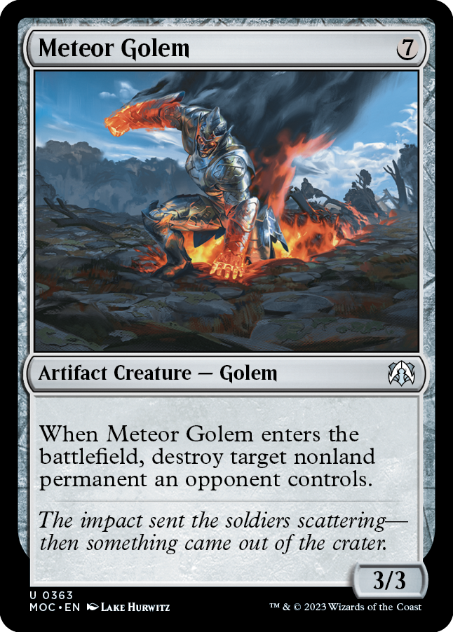 Meteor Golem [March of the Machine Commander] | The CG Realm