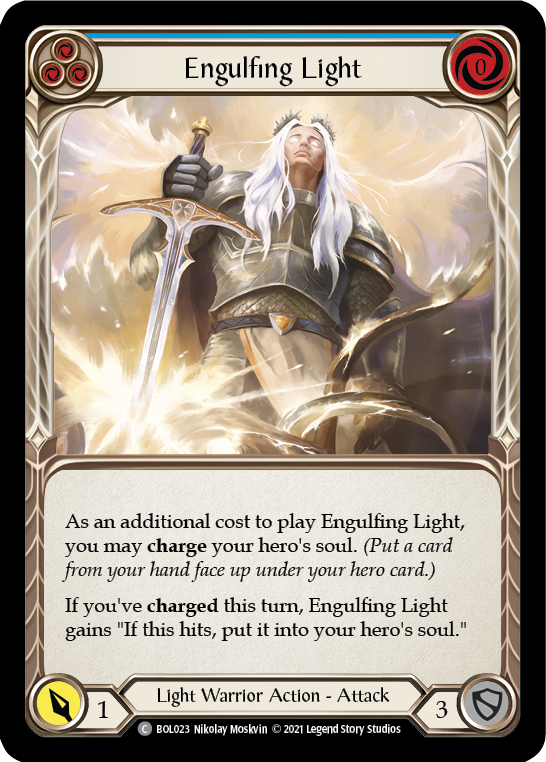 Engulfing Light (Blue) [BOL023] (Monarch Boltyn Blitz Deck) | The CG Realm