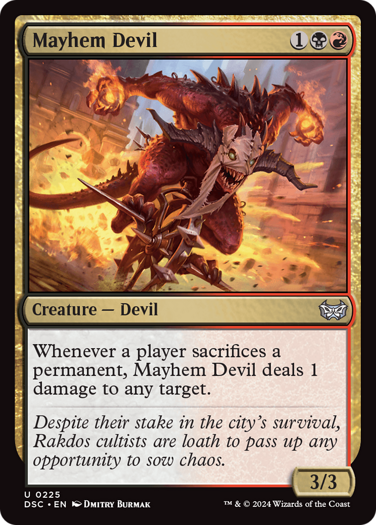 Mayhem Devil [Duskmourn: House of Horror Commander] | The CG Realm
